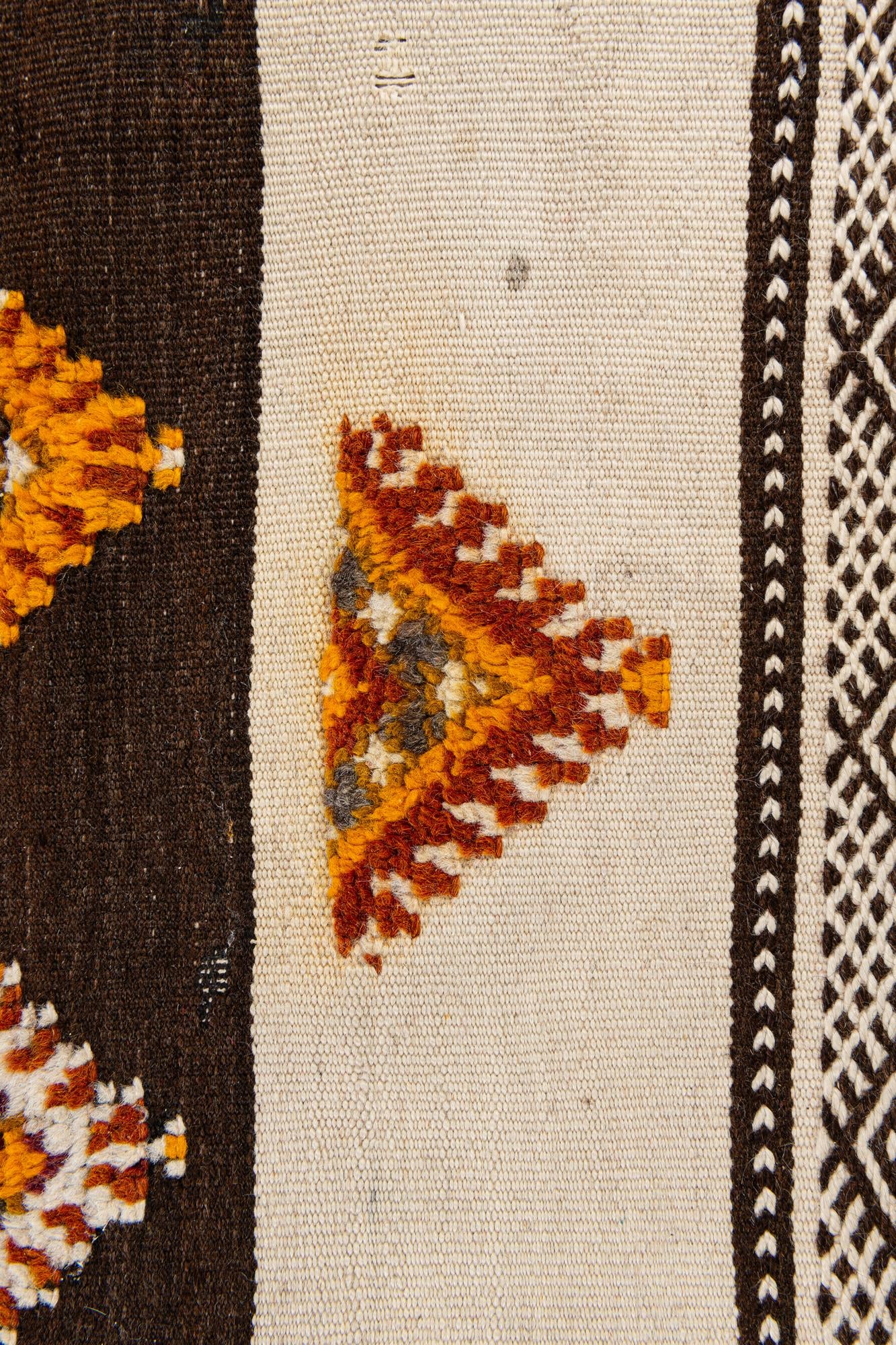 3' 6 x 6' 8 Hand Knotted Moroccan Wool Rug