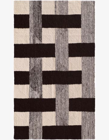 5' 11 x 10' 3 Hand Knotted Moroccan Wool Rug
