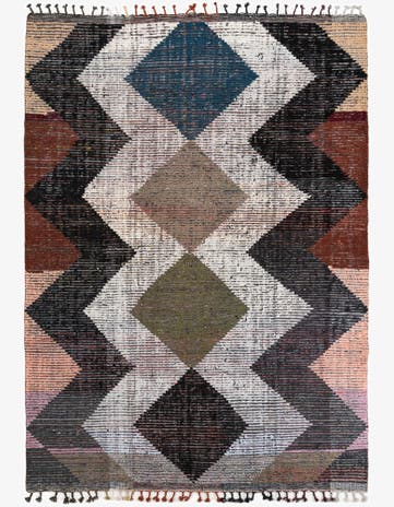 7' 7 x 10' 9 Hand Knotted Moroccan Wool Rug