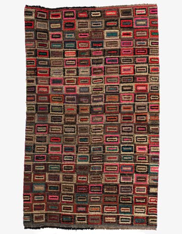 6' x 9' 10 Hand Knotted Moroccan Wool Rug