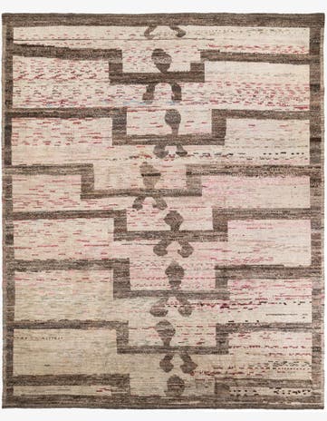12' 3 x 15' 1 Hand Knotted Moroccan Wool Rug