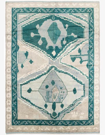 8' 6 x 12' Hand Knotted Moroccan Wool Rug