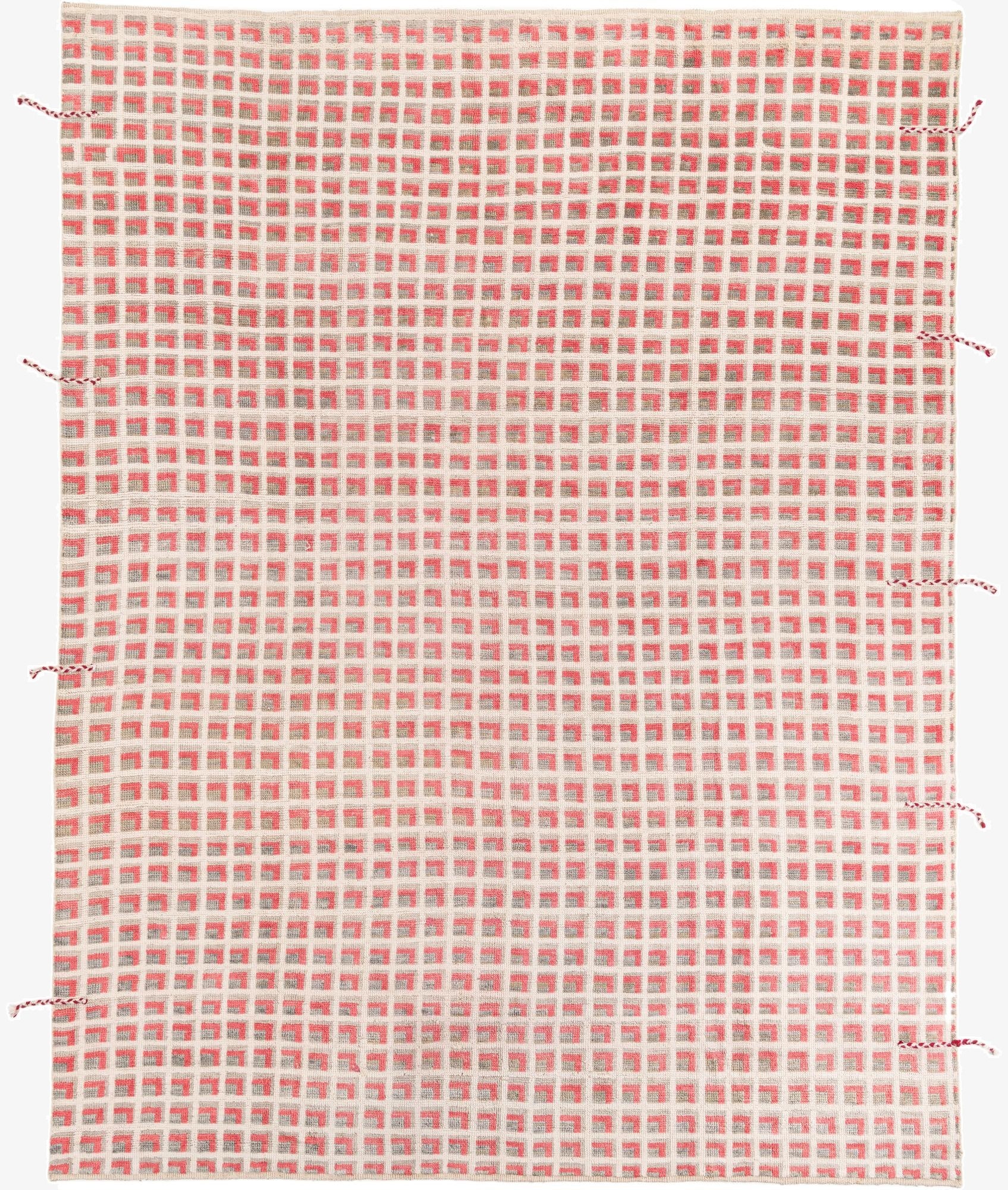 9' 5 x 12' 1  Hand Knotted Moroccan Wool Rug