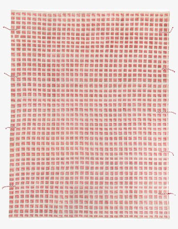 9' 5 x 12' 1 Hand Knotted Moroccan Wool Rug