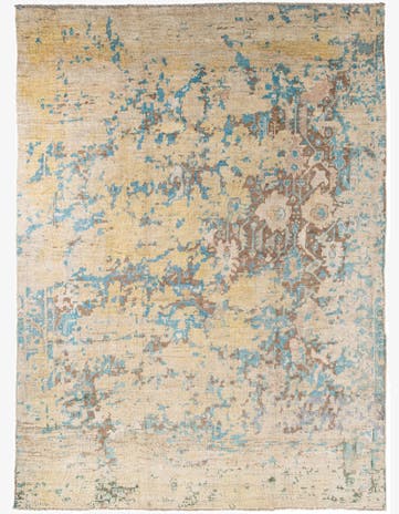10' 3 x 14' 1 Hand Knotted Moroccan Wool Rug
