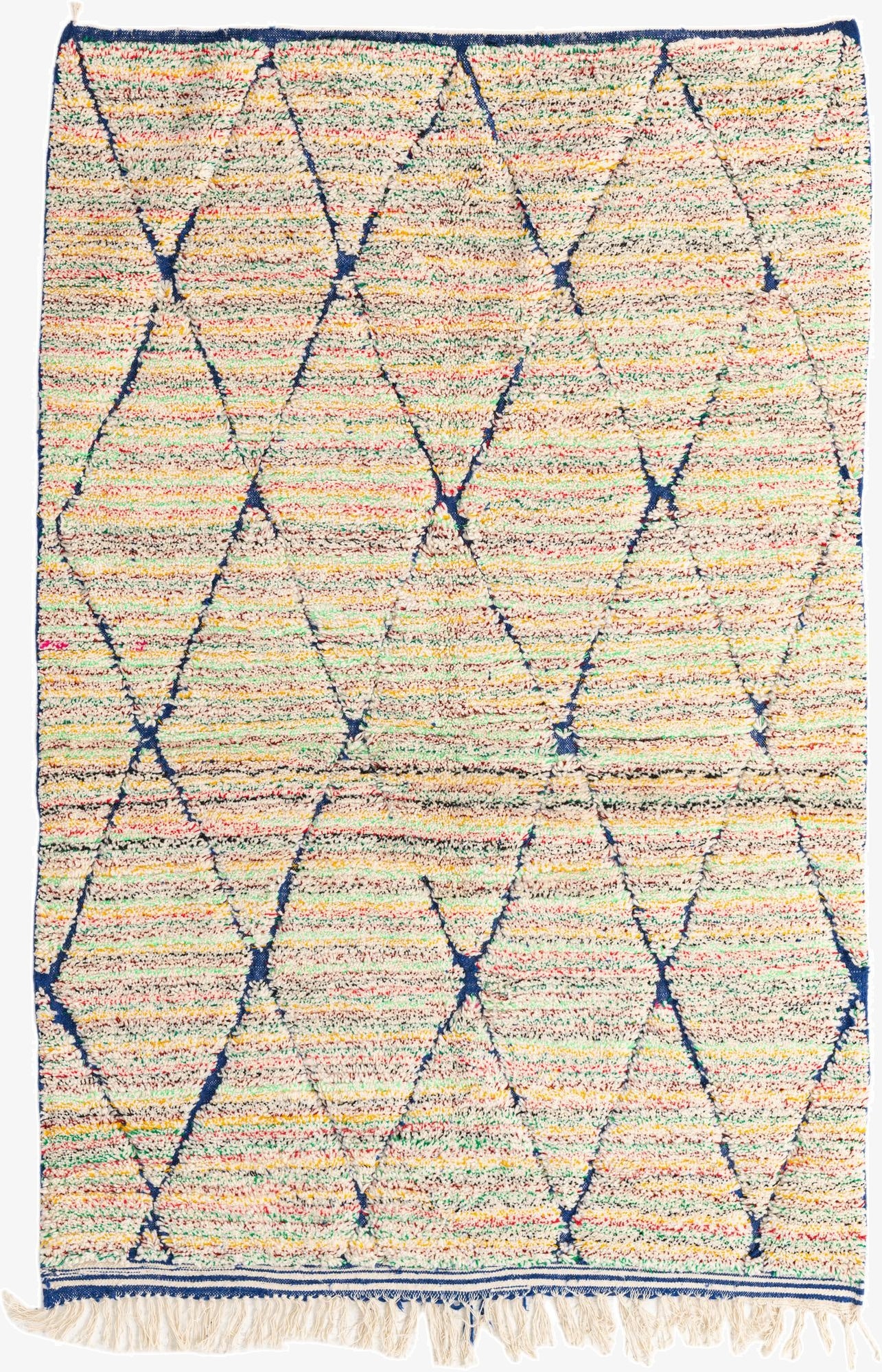 5' 2 x 8'  Hand Knotted Moroccan Wool Rug