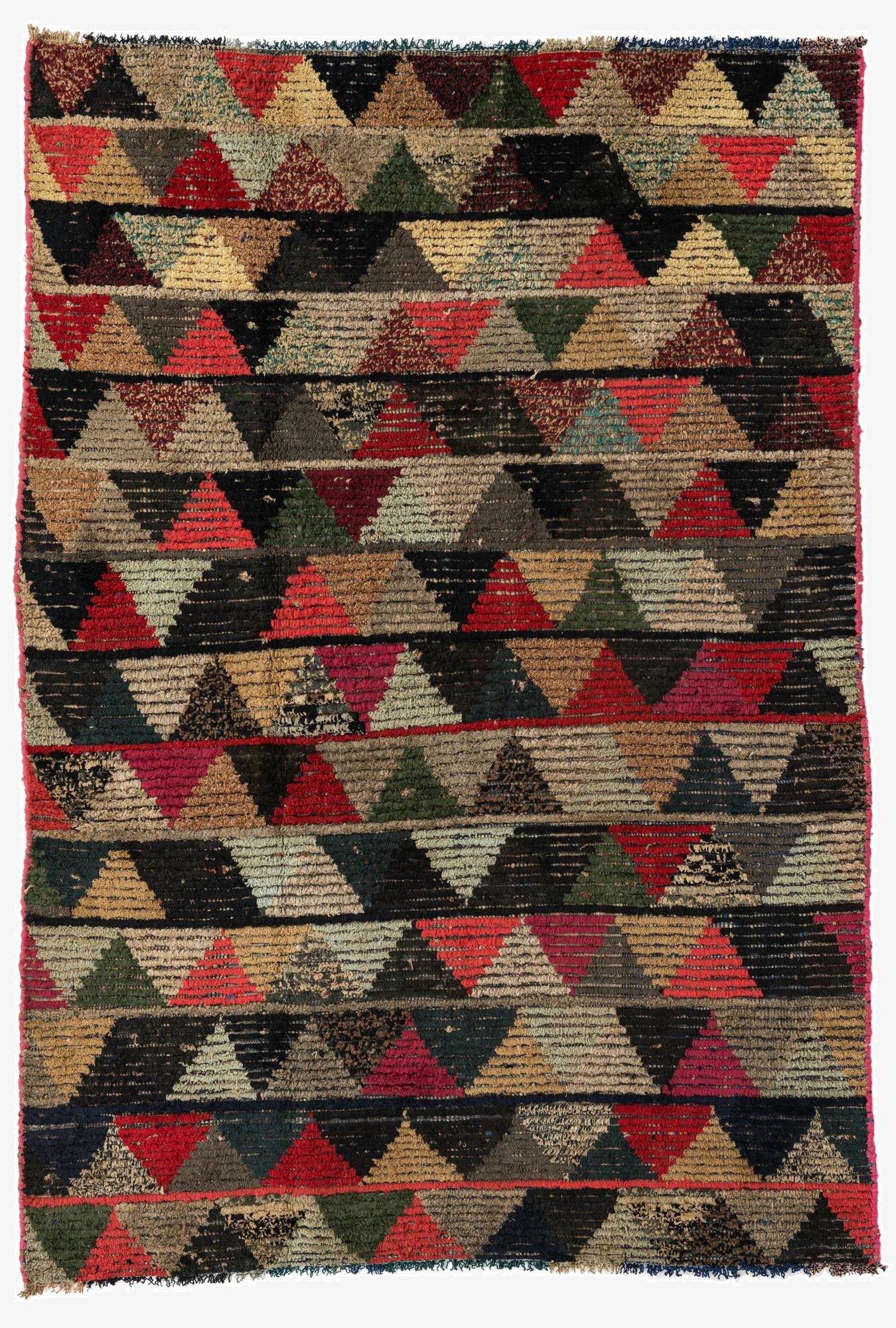 5' 4 x 7' 8  Hand Knotted Moroccan Wool Rug