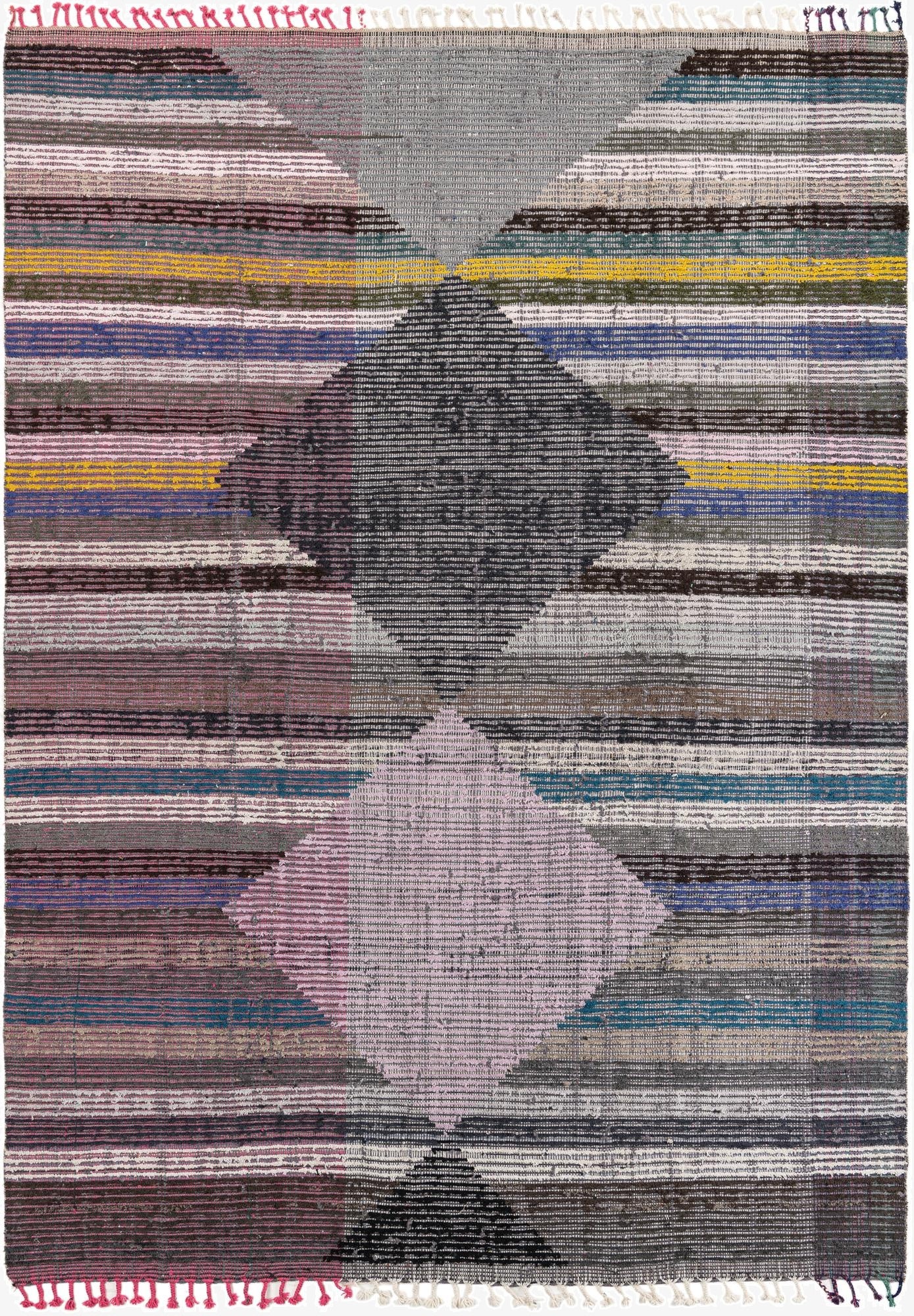 7' 8 x 10' 8  Hand Knotted Moroccan Wool Rug