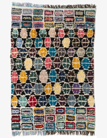 5' 5 x 7' 10 Hand Knotted Moroccan Wool Rug