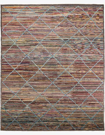 11' 3 x 15' Hand Knotted Moroccan Wool Rug