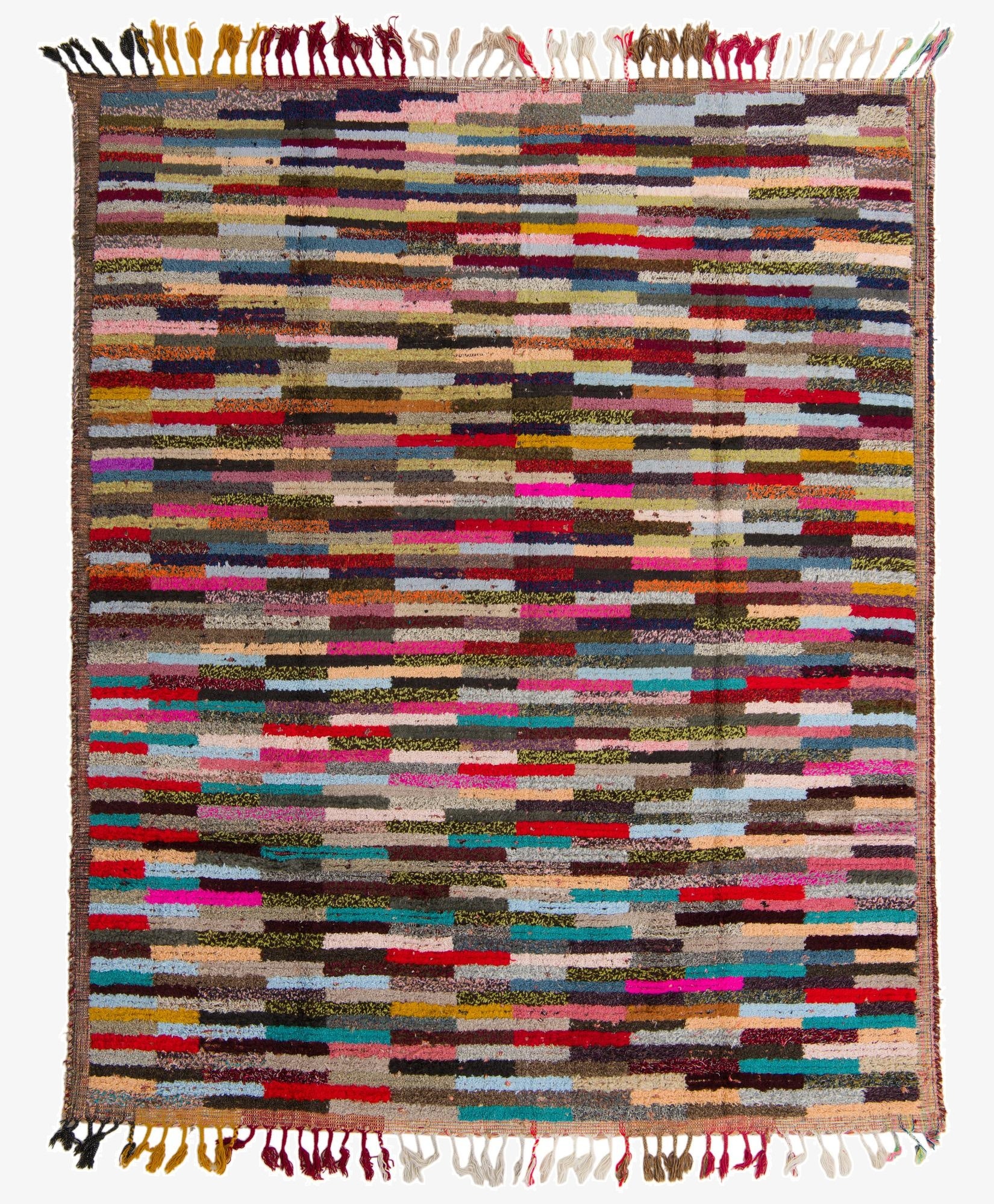8' 2 x 10'  Hand Knotted Moroccan Wool Rug