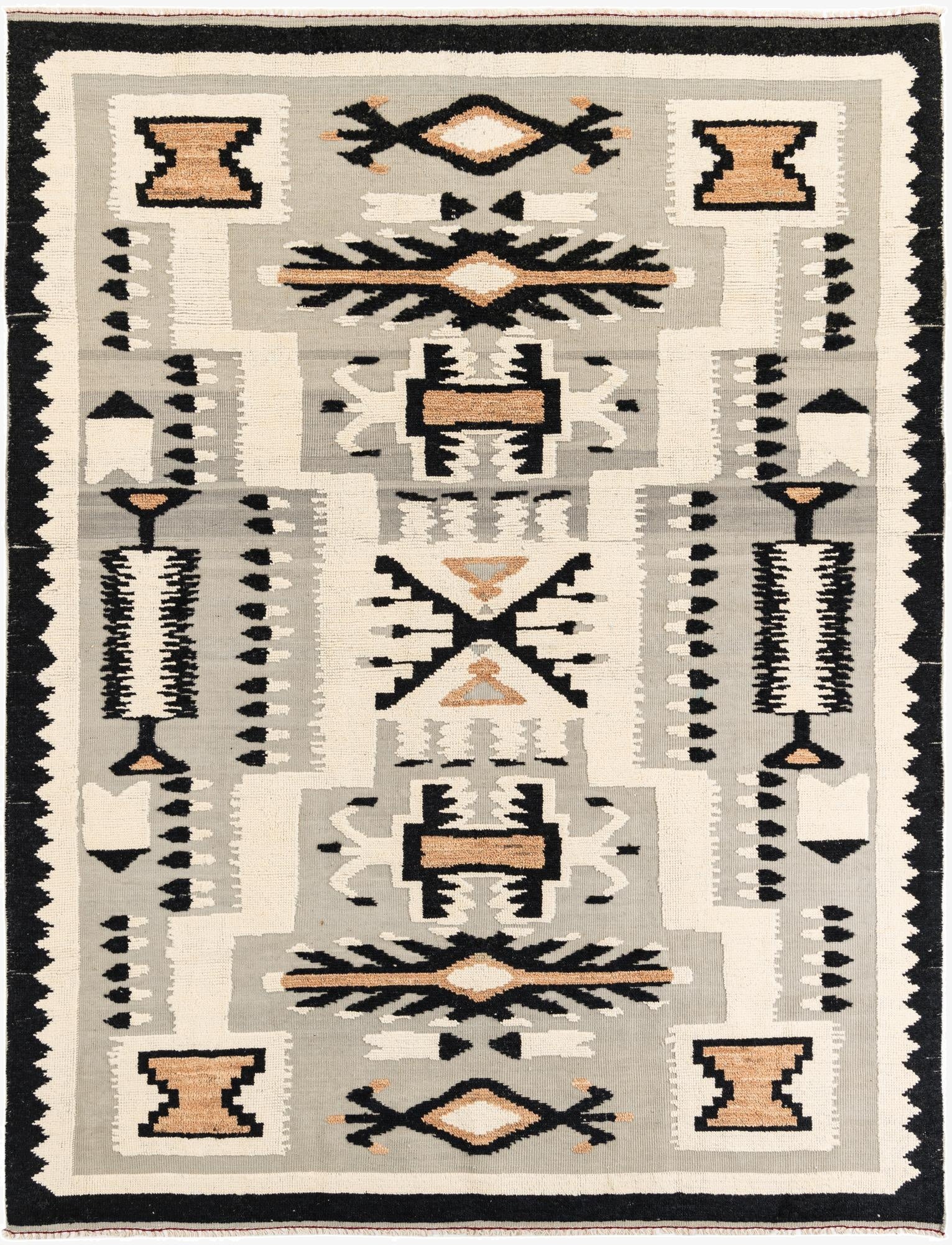 8' 3 x 10' 7  Hand Knotted Moroccan Wool Rug
