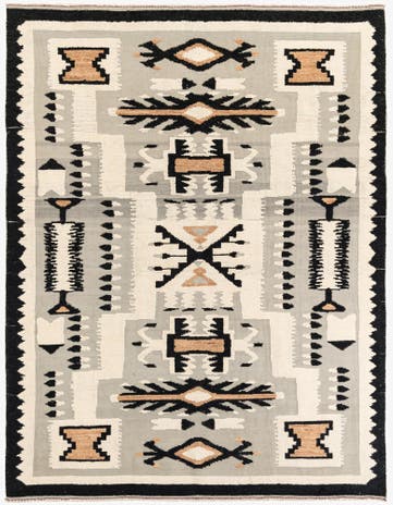 8' 3 x 10' 7 Hand Knotted Moroccan Wool Rug