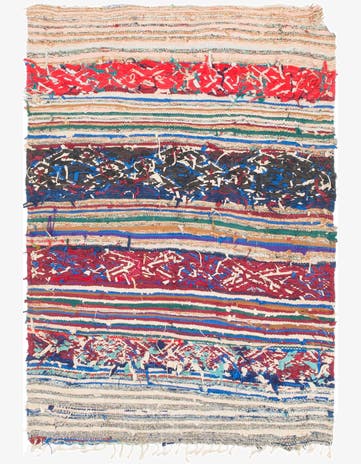 3' 5 x 5' Hand Knotted Moroccan Rug