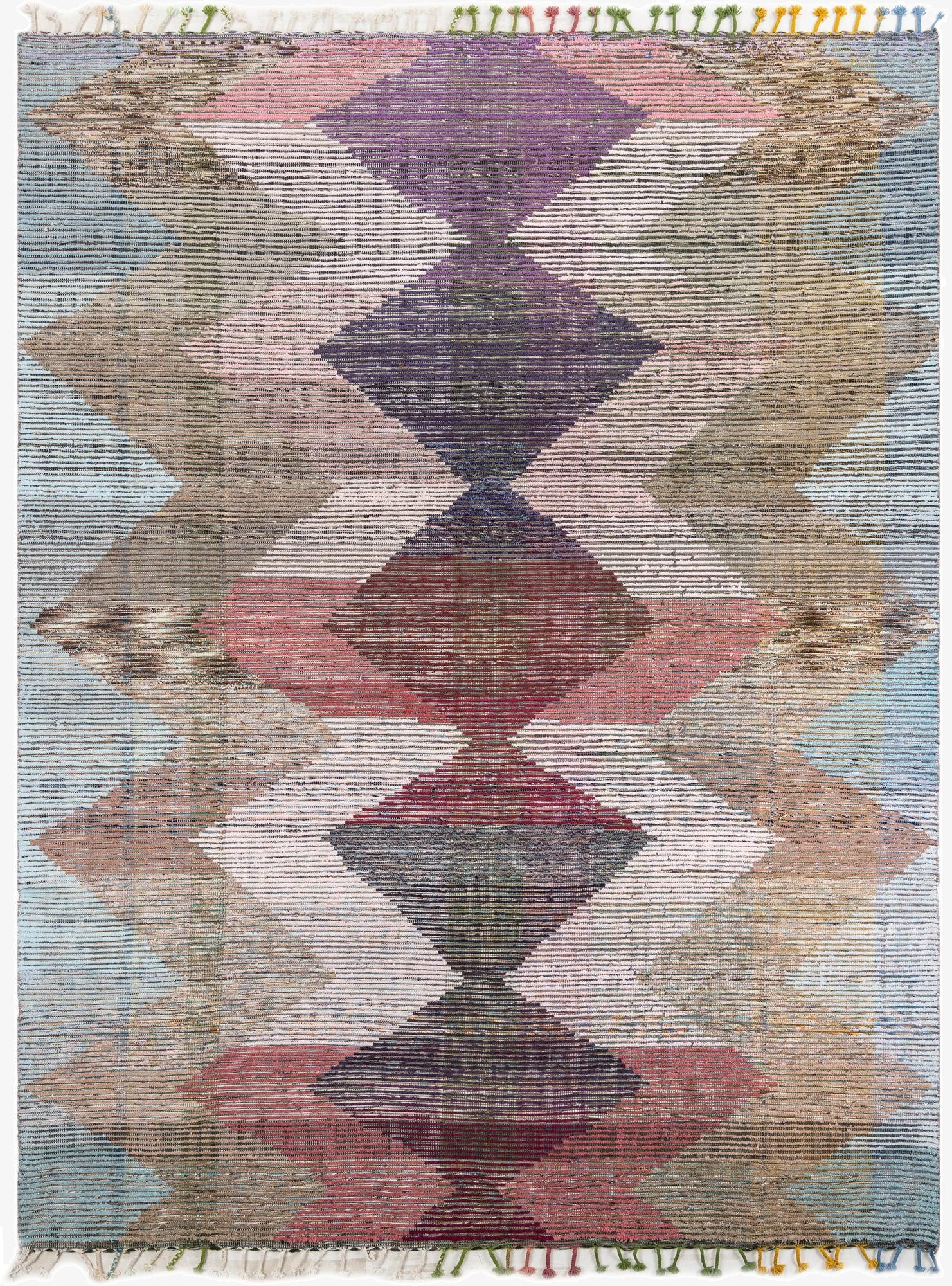 9' 8 x 11' 10  Hand Knotted Moroccan Wool Rug