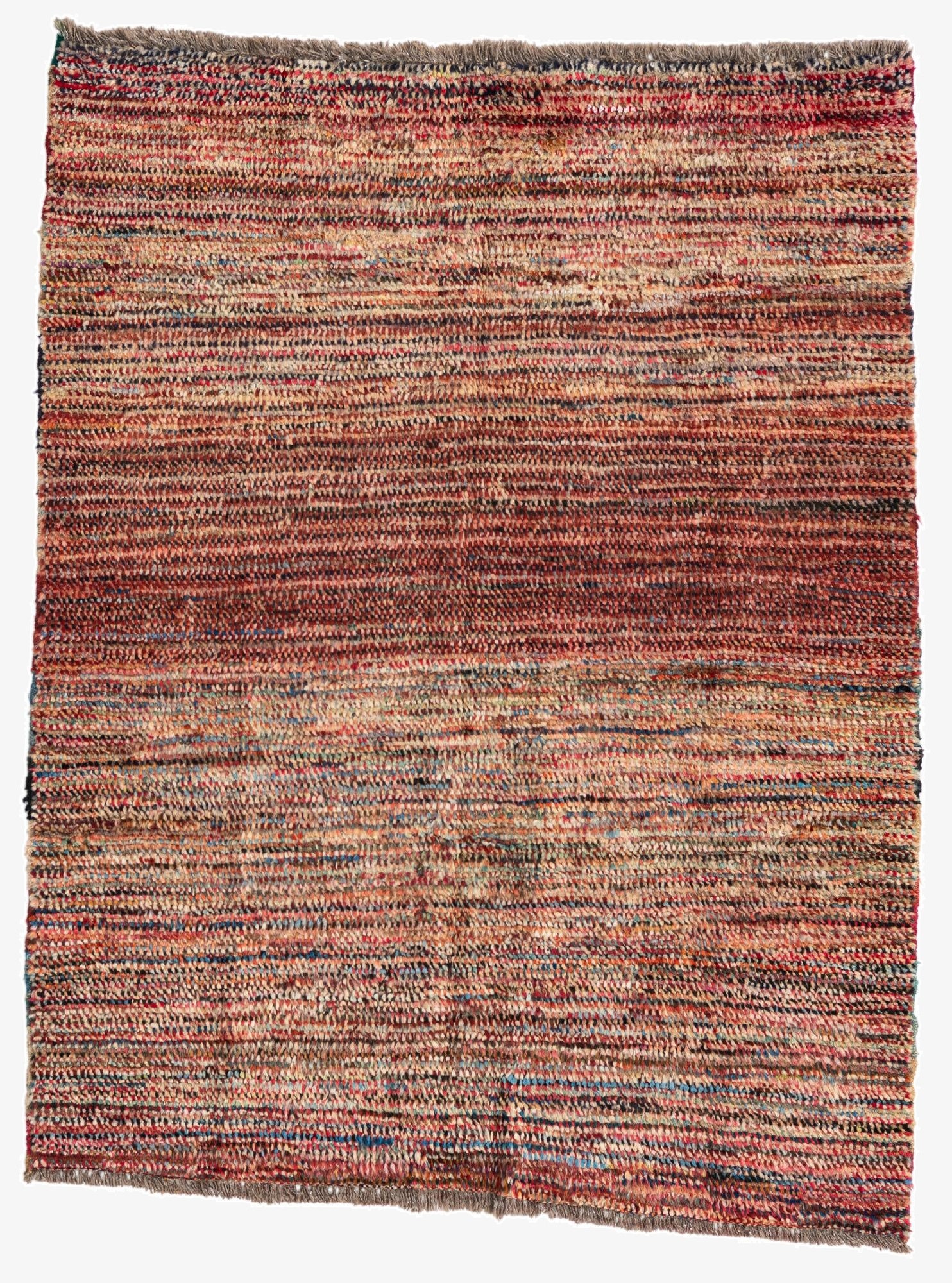 3' 1 x 4'  Hand Knotted Moroccan Wool Rug