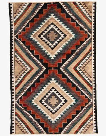 6' 8 x 10' 1 Hand Knotted Moroccan Wool Rug