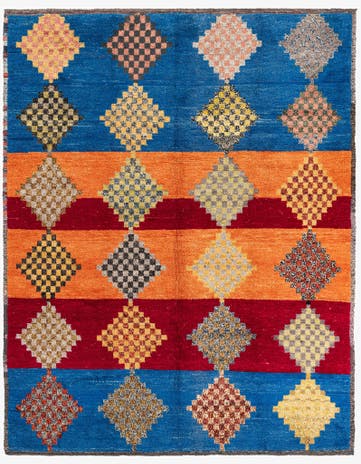 9' 3 x 11' 8 Hand Knotted Moroccan Wool Rug