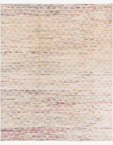 7' 9 x 9' 6 Hand Knotted Moroccan Wool Rug