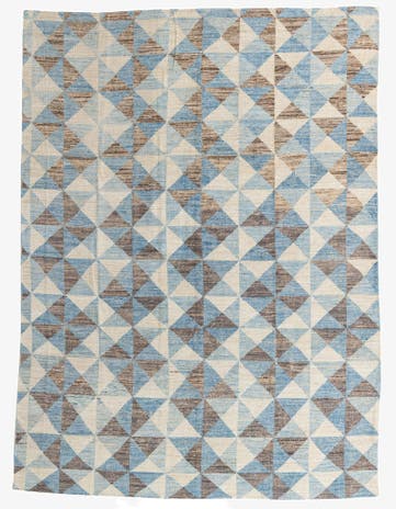 8' 9 x 11' 10 Hand Knotted Moroccan Wool Rug