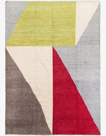 8' 9 x 12' 4 Hand Knotted Moroccan Wool Rug