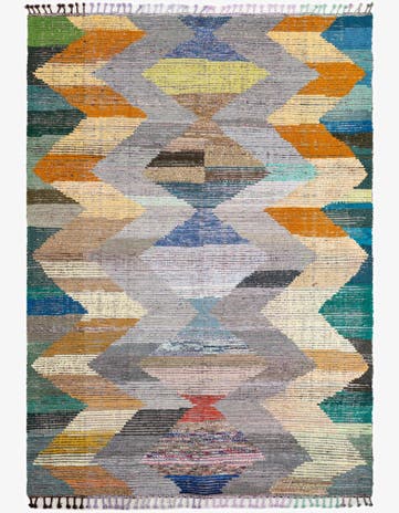 9' 3 x 12' 3 Hand Knotted Moroccan Wool Rug