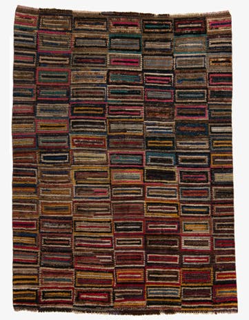 7' 5 x 9' 10 Hand Knotted Moroccan Wool Rug