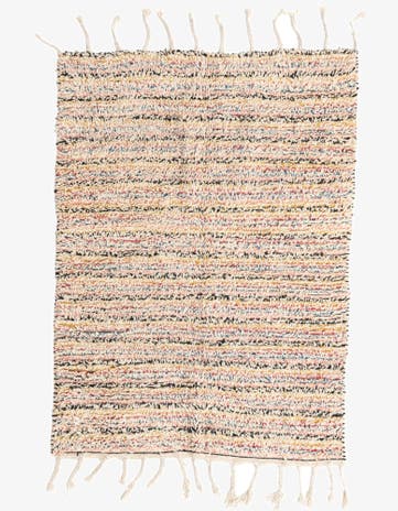 3' 10 x 5' 3 Hand Knotted Moroccan Wool Rug