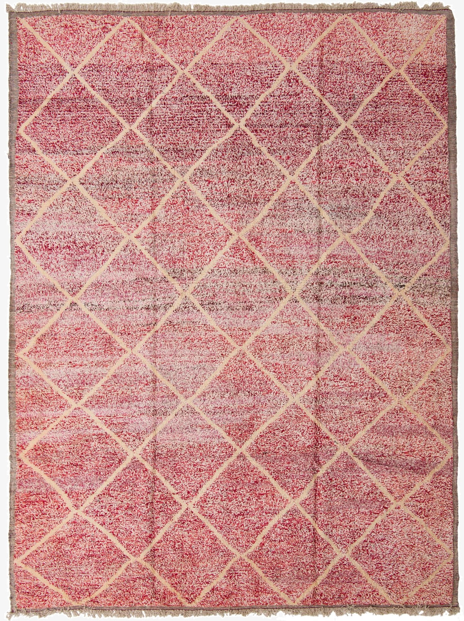 10' 5 x 14' 3  Hand Knotted Moroccan Wool Rug