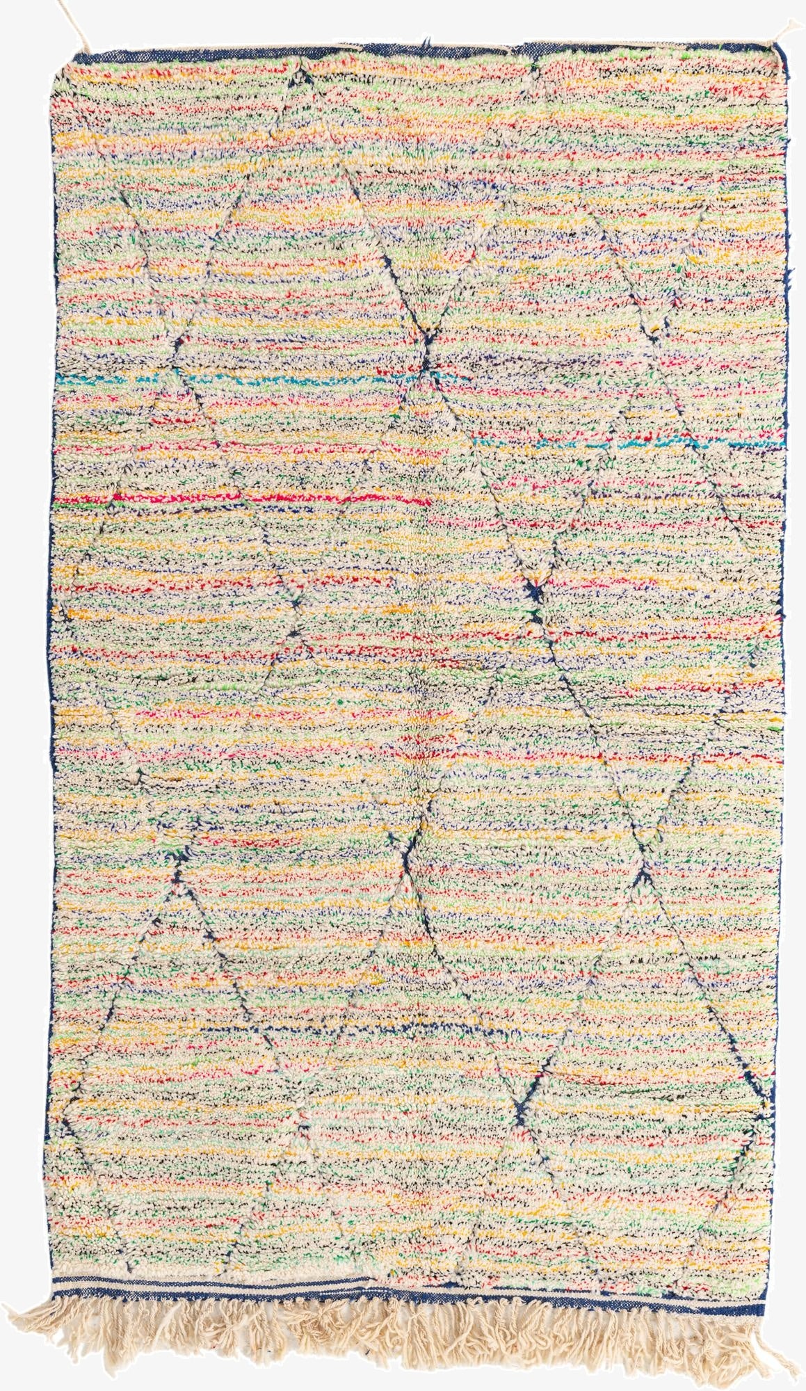 5' x 8' 5  Hand Knotted Moroccan Wool Rug