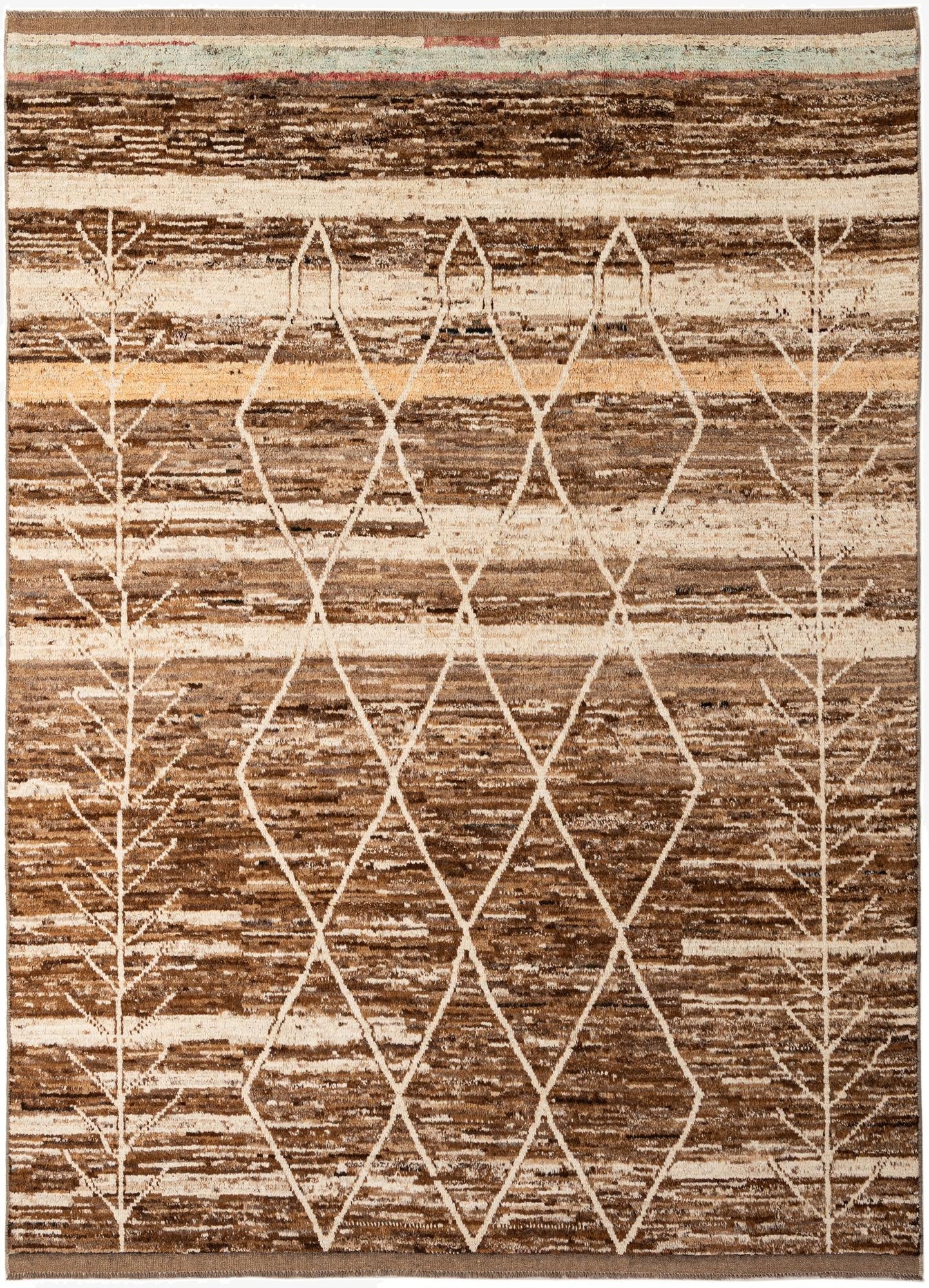 8' 4 x 11' 3  Hand Knotted Moroccan Wool Rug