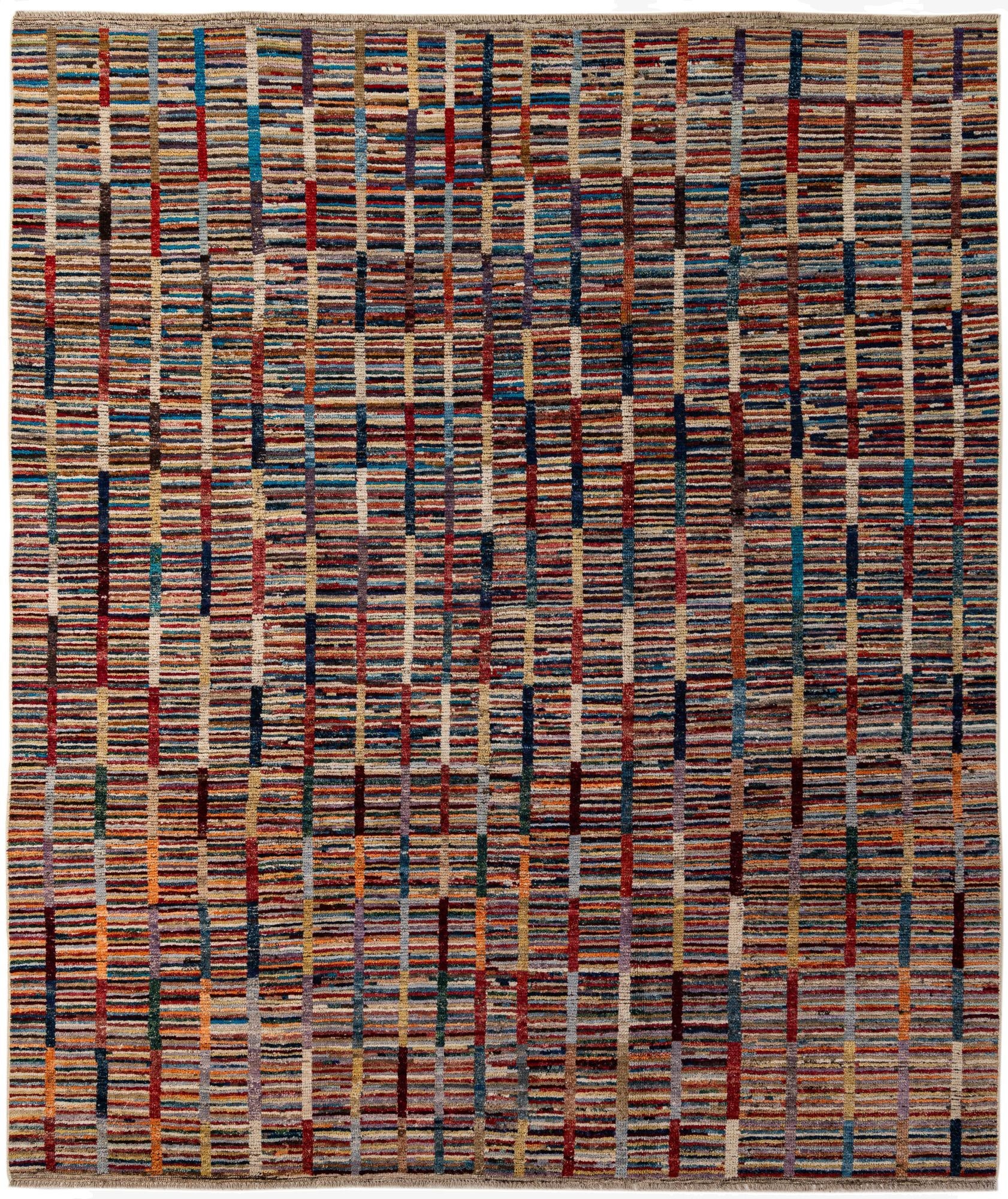 8' 4 x 9' 10  Hand Knotted Moroccan Wool Rug