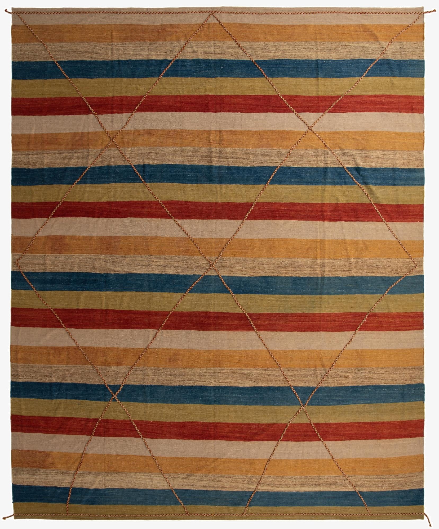 13' x 16'  Hand Knotted Moroccan Wool Rug