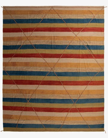 13' x 16' Hand Knotted Moroccan Wool Rug