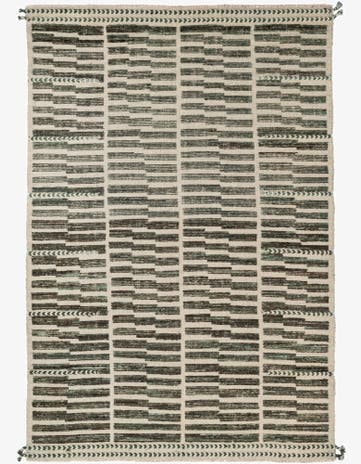 5' 8 x 8' 4 Hand Knotted Moroccan Wool Rug