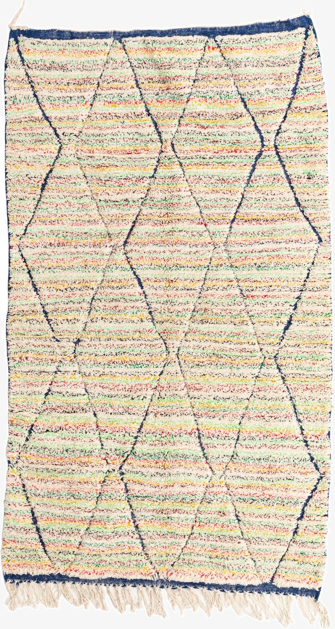 5' x 8' 5  Hand Knotted Moroccan Wool Rug