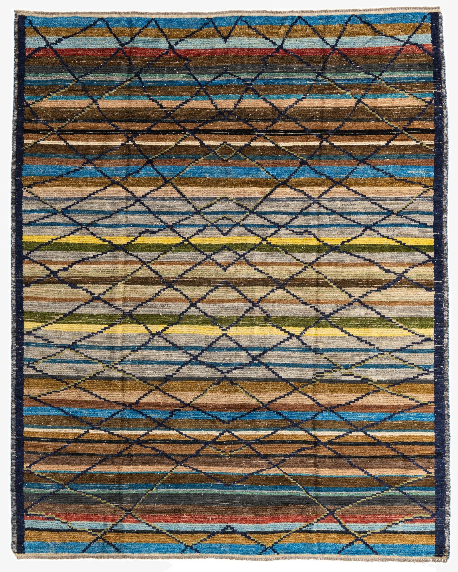 8' 3 x 10' 3  Hand Knotted Moroccan Wool Rug