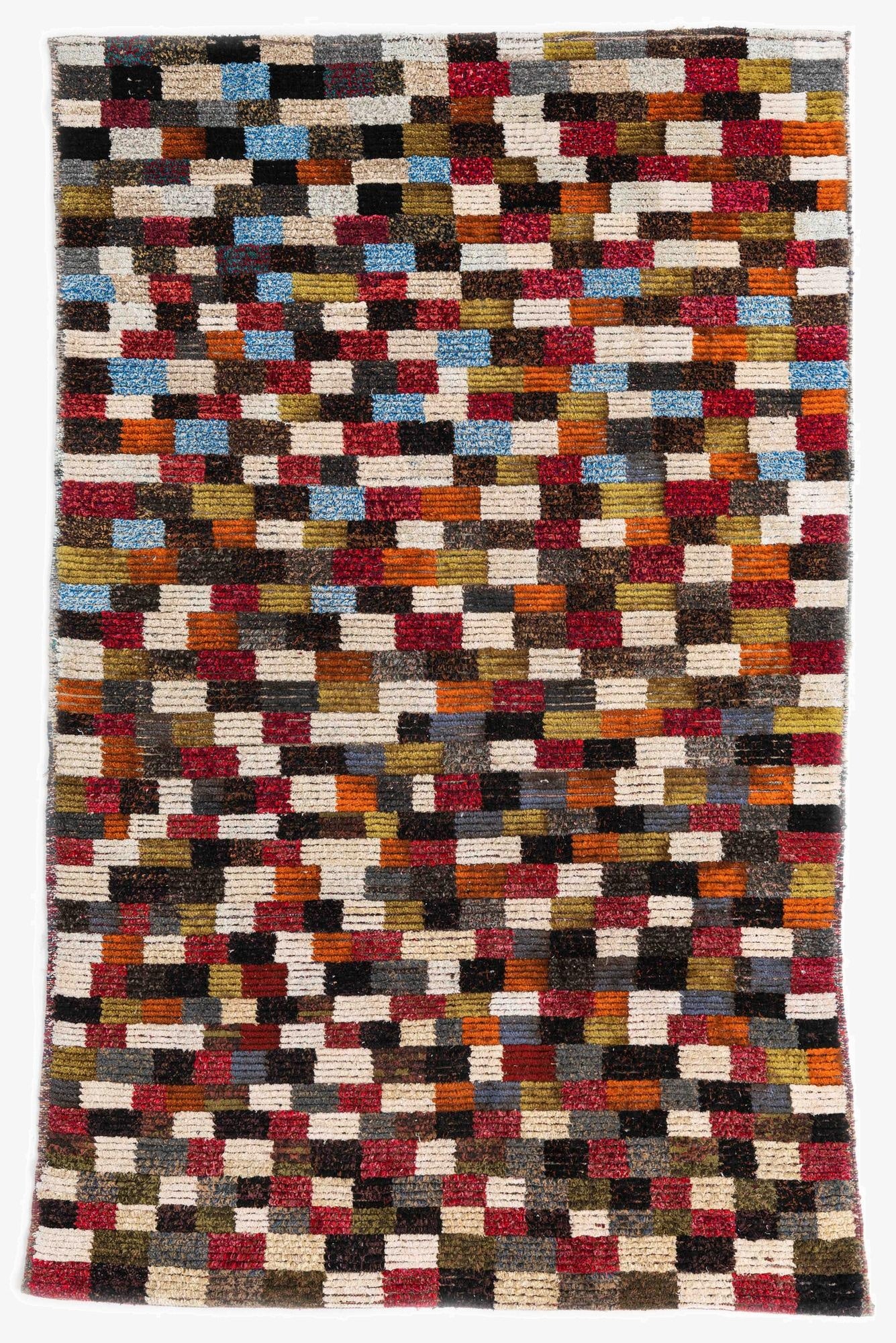 6' 2 x 9' 9  Hand Knotted Moroccan Wool Rug