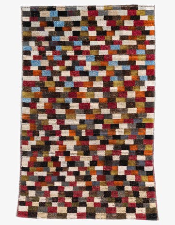 6' 2 x 9' 9 Hand Knotted Moroccan Wool Rug