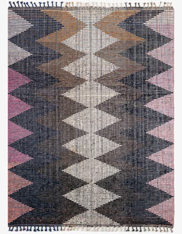 7' 8 x 10' 2 Hand Knotted Moroccan Wool Rug