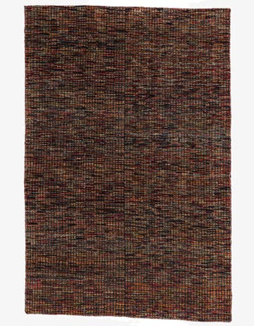 5' 4 x 8' Hand Knotted Moroccan Wool Rug
