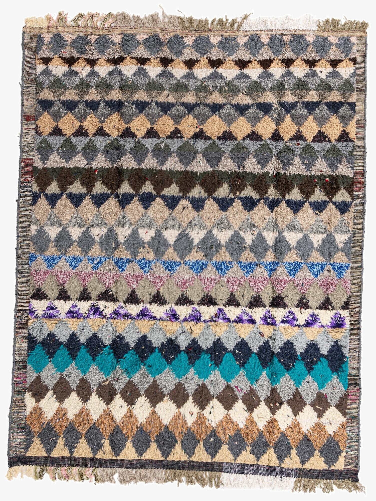 Primary image 8' 2 x 10' 5  Hand Knotted Moroccan Wool Rug