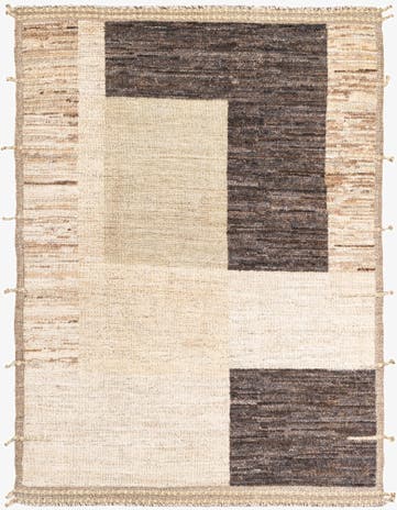 5' 2 x 7' Hand Knotted Moroccan Wool Rug