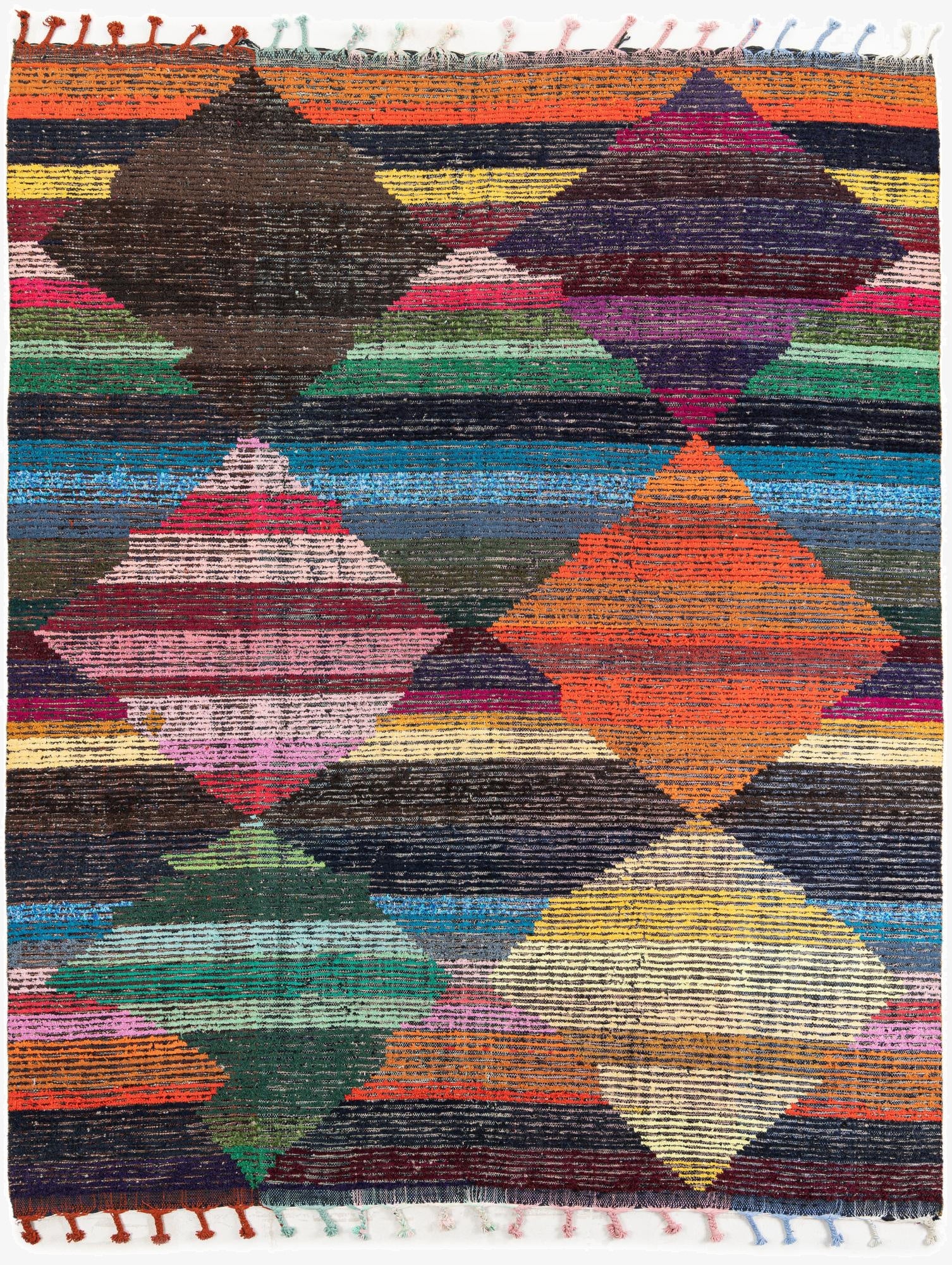 8' 3 x 10' 4  Hand Knotted Moroccan Wool Rug