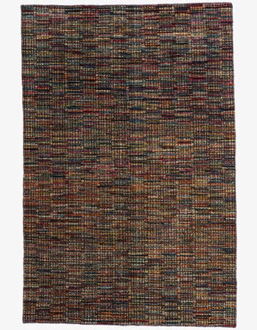 5' 5 x 8' 1 Hand Knotted Moroccan Wool Rug