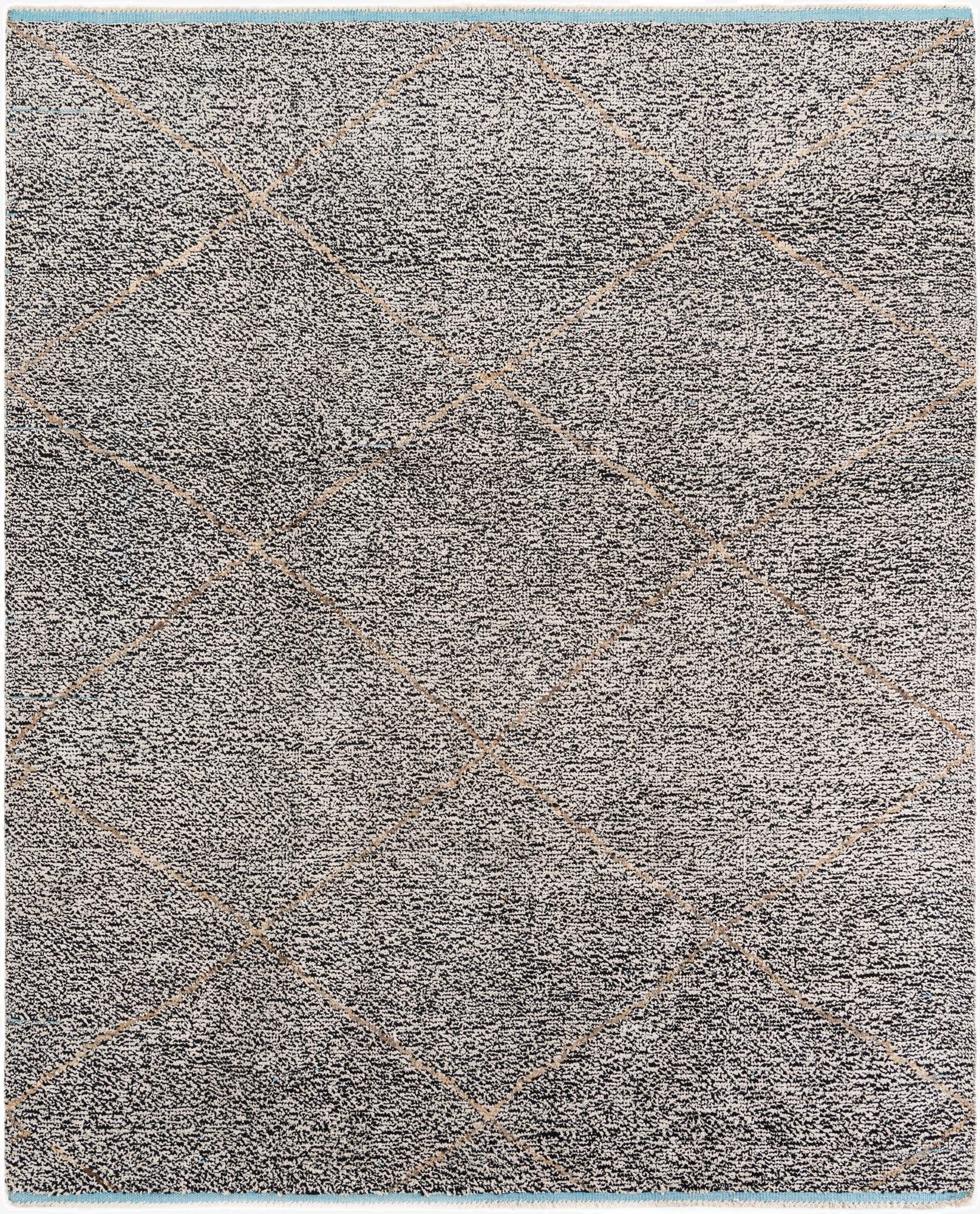 8' x 10' 8  Hand Knotted Moroccan Wool Rug