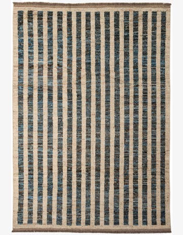 6' 10 x 9' 10 Hand Knotted Moroccan Wool Rug