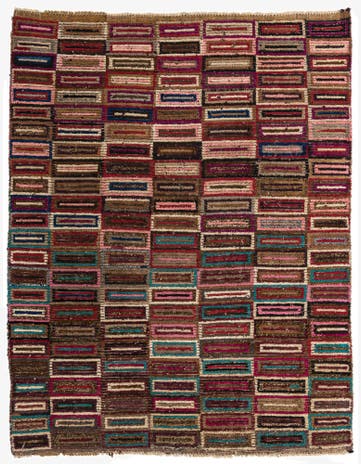 7' 10 x 10' 2 Hand Knotted Moroccan Wool Rug