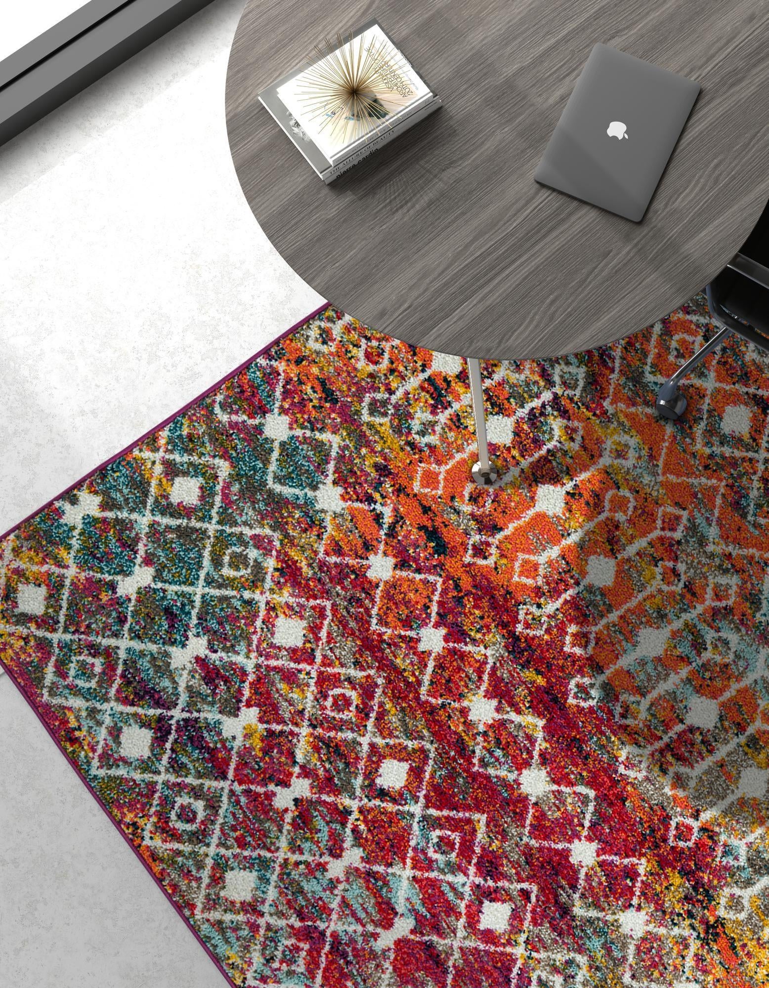 9' x 12' Moroccan Trellis Rug