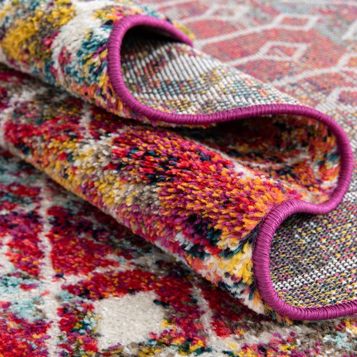 Detail image of 9' x 12' Moroccan Trellis Rug